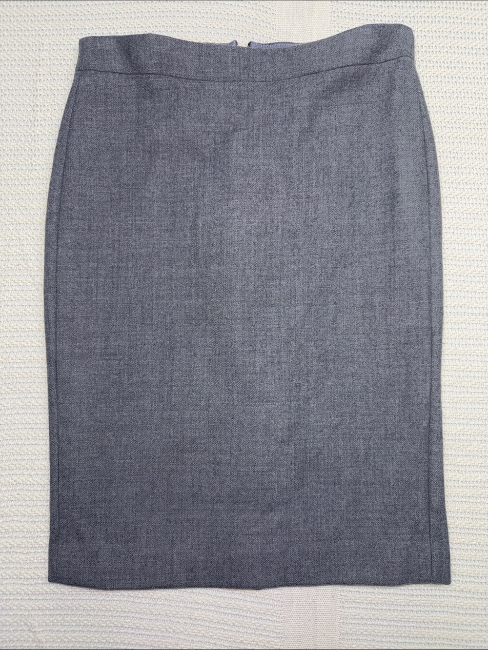 J. Crew Heather Gray Wool Pencil Skirt size 6T
